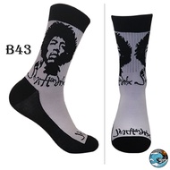 Oldschool Socks - Music Socks with Jim Hendrix Band Motif - Morph.Apparel - B43