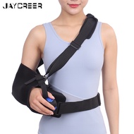 【Value Bundle】 Jaycreer Shoulder Abduction Sling Brace Support With Standard Size Pillow Strap Rehab