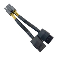 COMeap NVIDIA Graphics Card Power Sleeved Cable CPU 8 Pin Male to Dual PCIe 8 Pin Female Adapter for