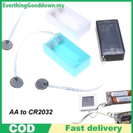 Ed CR2032 to AA Battery Adapter 1Pcs 5X0.15mm Non-Destructive Modification for Holiday String Lights