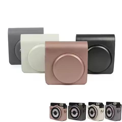 For Fujifilm Instax SQUARE SQ6 Camera Accessory Artist Paint PU Leather Instant Camera Shoulder Bag 