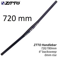 Stang sepeda Flat handle bar 720 780 mm Alloy MTB OS 318 mm