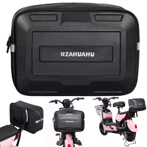 7/9L Electric Bike Tail Bag Waterproof Electric Bicycle Cargo Panniers Reflective Large Capacity for