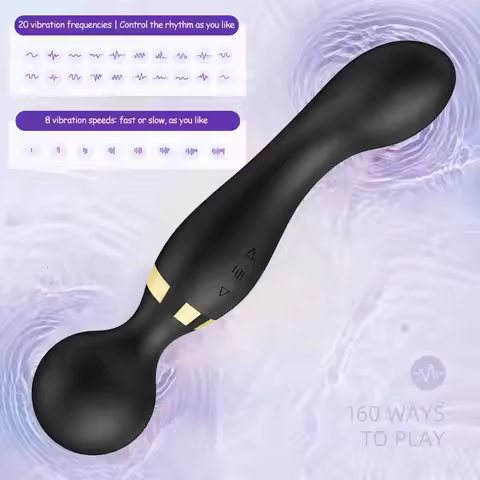 Magic Wand Massage G-spot Vibrator Heating Clitoral Stimulator Female Masturbation Dildos Vibrator f