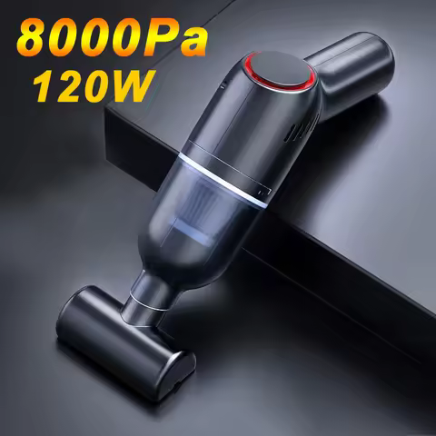 EAFC Wireless Car Vacuum Cleaner Handheld Mini Vaccum 8000Pa 120W High Suction Reacharageable For Ho