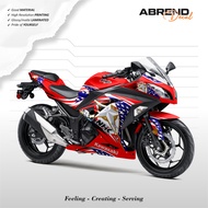 KAWASAKI NINJA 250 FI LIVERY NHK R1 ELITE GP EDITION ALONSO 7 STRIPING MOTORCYCLE STICKER/ OLD NINJA