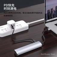 8Combination1Type c Docking station usb hub Multifunctional Hub HDMI PD100W USB3.0Expansion dock