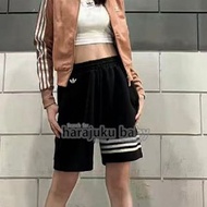 Adidas Originals Shorts 三葉草三條槓拼色抽繩 短褲