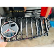 Mercedes Benz GLA X156 2014 - 2019 AMG GT DIAMOND front grill grille cover Gla200 gla250 gla45 bodykit body kit emblem