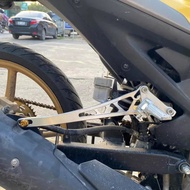 ∇ ❀ Exhaust Pipe Bracket For Yamaha Sniper150 Sniper155 Sniper135 Aluminum Footrest Set