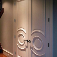 Kusen dan Pintu minimalis 2 pintu kayu laban