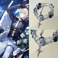 Lovebrush Chronicles/Aikaid/Time Traveler Luchen Impression Bracelet Cross Butterfly Bracelet/sdf y8