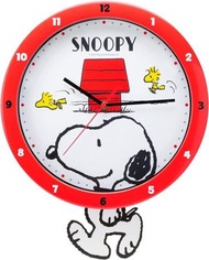 史諾比 - 日本版Snoopy史諾比鐘史努比鐘Snoopy掛牆鐘 Foot swing clock wall clock 室內裝飾掛牆鐘 平行進口