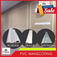 -DECO OUTLET- PVC WAINSCOTING/FRAME/CHAIR RAIL/SKIRTING