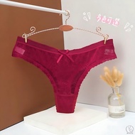 Sexy Lace Pattern Thong Sexy Sexy Panties Lace See-Through Women's Panties Women's Briefs Low-Waist 