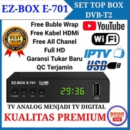 EZ-BOX SET TOP BOX DVB-T2 PENERIMA SIARAN TELEVISI DIGITAL YOUTUBE