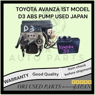 TOYOTA AVANZA 1ST MODEL D3 ABS PUMP USED JAPAN