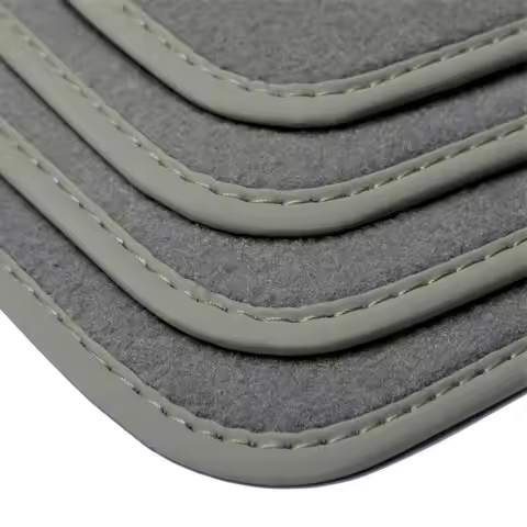 ALL For BMW 3-Series Light Gray Carpet Car Mats 4pc – E46 1999–2006 - M3