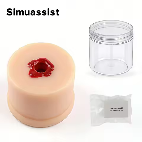 Gunshot Wound Simulation Wound Packing Task Trainer Bleed Control Trainer Trauma Training for TCCC/E