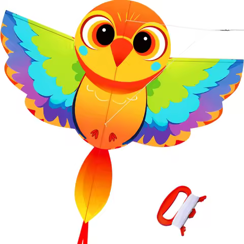 New Arrive High Quality Outdoor Fun Sports Cute Bird Delta Kite With Handle Good Flying Factory Outl