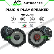 Plug & Play MB QUART Spiker Set OEM Speaker For Axia Myvi Bezza Saga VVT 6'' 2-Way Coaxial Mid Bass