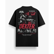 Dexter Print T-Shirt Tv Series Clic Cal Cotton Retro Men's Fashion Oversized Wearable For Men And Wo