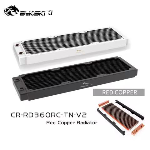 Bykski Radiator 360mm Copper RC Series High-performance Heat Dissipation 30mm Thickness for 12cm Fan