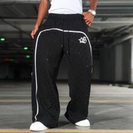 Manfinity Streetrush Street Textured Glitter Men's Pants ,Baggy Streetwear, Street Wear Pants, Y2k M