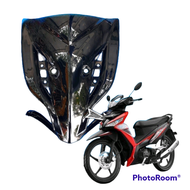 Cover tameng body dada depan supra x 125 fi 2014-2018 hitam