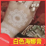 Indian Plant Henna Tattoo Cream White Hannah Hand-Painted Tattoo Bridal Photo Show Stage Makeup Conc