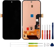 swark 6.1 Inch OLED Display Compatible with Google Pixel 8a GKV4X, G6GPR, G8HHN, G576D (Black Withou