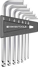 PB SWISS TOOLS Hex Allen Wrench Set PB 212Z.H CN | 100% Swiss Made | 7-Piece, Long with Ball Point S