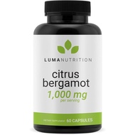 Luma Nutrition Citrus Bergamot 1000mg - Citrus Bergamot plement - Made in The USA - Veteran Owned - 