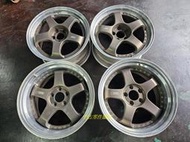 (中古零件協尋) SSR SP1 18吋 5X114.3 三片式鍛造鋁圈 前後配 前 9J ET45 後10J ET37
