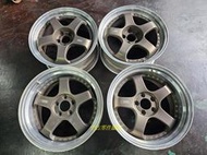 (中古零件協尋) SSR SP1 18吋 5X114.3 三片式鍛造鋁圈 前後配 前8J後9J