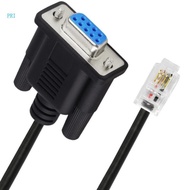pri RS232 9 Pin DB9 Female to RJ9 4P4C Update Upgrad Cable