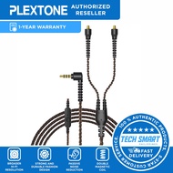 【Hot sale】PLEXTONE DX6 [WIRES ONLY] 3 Hybrid Drivers Detachable Headphones Noise Reduction In-Ear Ea