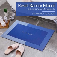 Anti-Slip Absorbent Rectangle Bathroom Mat 60 x 40 cm - DT4