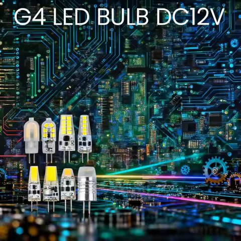 AC DC 12V 24V Low Power LED G4 Bulb 1.2W 1.4W 1.5W 2W 3W Efficiency Strobe 3000K 4000K 6000K Choice 