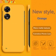 Ultra Thin Slim Hard PC Frameless Case For OPPO Reno8 Z 7Z 5Z 2Z 2F A97 5G Reno Matte Phone Case Sho