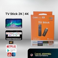 4K HD TV Stick Q96 8+128GB Mini TV Box Quad Core 2.4WIFI AllWinner H313 Chip Android 11.1 Smooth YouTube Play