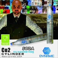 Gas Dynamic Soda Gas Food Grade Approval Co2 Cylinder 0.6L