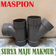 TEE Y MASPION 6" inch 45 90 degrees TY D DV Large Radius Y Branch