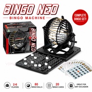 Bingo Neo Complete Set Premium Bingo Machine with 80 Balls & 20 Cards