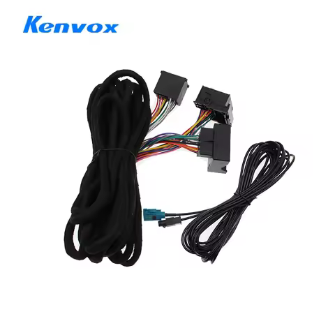 A02Q-Extension Wiring Harness 6M 17+ 40 Pin Android Head Unit Radio Fakra Antenna Power For BMW X5 M