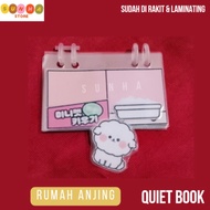 [8] Quiet book dog house paper doll book dog house paper doll house dog house