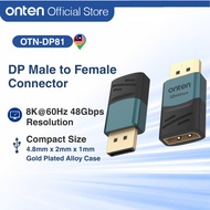 Onten DP81 DP Male to Female Connector 48Gpbs 8K@60Hz for Laptop PC