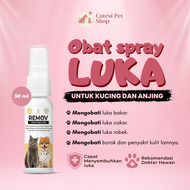 Spray Obat Kucing Luka Basah Bakar Koreng | Pengering Luka Lecet Berdarah Semprot Pada Kucing Anjing