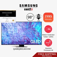 Samsung 98" Q80C QLED 4K Smart TV 120Hz (2023) | QA98Q80CAKXXM Television Televisyen 電視機