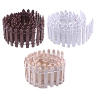 [xdnblun] Miniature Fairy Garden Fence 90x5cm Outdoor Wooden Picket Fence for Christmas